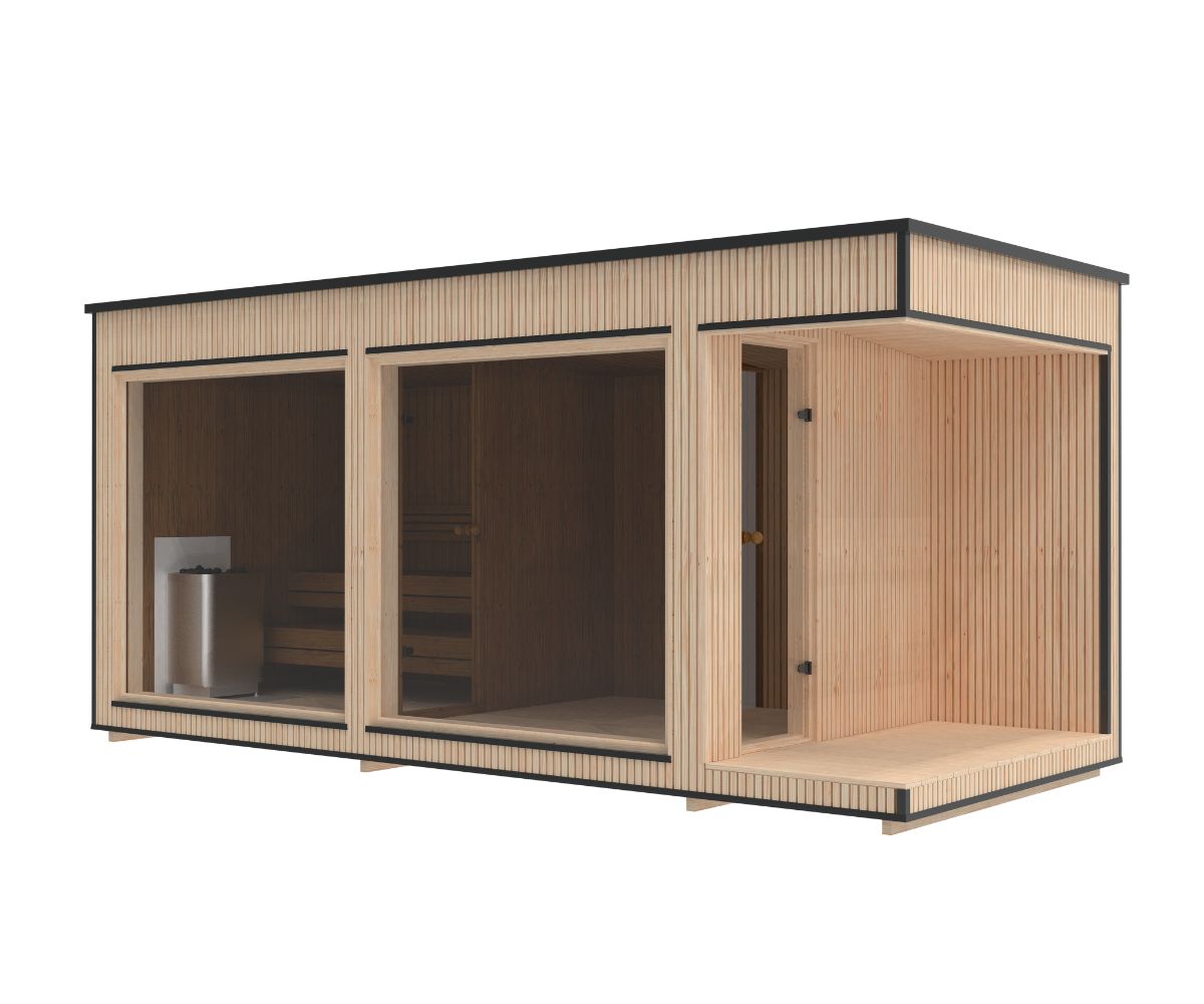 Luksus Sauna Grand - 2,3x5,4 meter