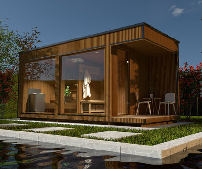 Luksus Sauna Grand - 2,3x5,4 meter